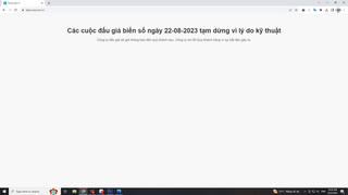Tạm dừng phiên đấu giá biển số ô tô đẹp vì lỗi kỹ thuật