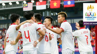 Đánh bại U22 Singapore, U22 Việt Nam đứng đầu bảng B SEA Games 32 