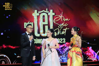 Tùng Dương, O Sen Ngọc Mai 'Đón Tết cùng VTV 2023 - Họa Sắc Việt' 