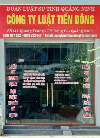Công ty Luật TNHH Tiến Đông công bố nội dung đăng ký hoạt động