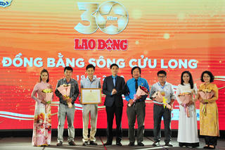 Văn phòng đại diện Báo Lao Động tại ĐBSCL kỷ niệm 30 năm thành lập 