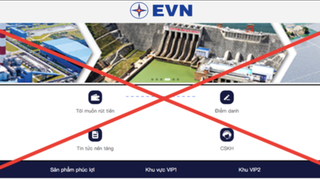 Lại xuất hiện trang web giả mạo EVN