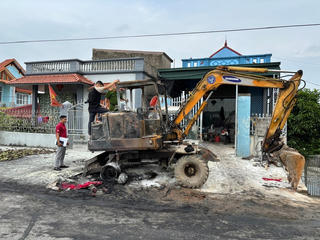 Hải Phòng: Bắt giữ đối tượng phóng hỏa làm cháy máy xúc