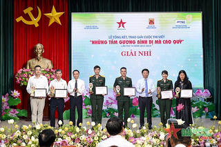 Lễ tổng kết và trao giải cuộc thi viết 'Những tấm gương bình dị mà cao quý' lần thứ 14