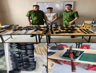 ‘Cất vó’ đường dây buôn bán vũ khí xuyên quốc gia trên không gian mạng