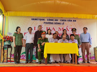 Quảng Trị: Ra mắt mô hình Phật tử tham gia giữ gìn an ninh trật tự