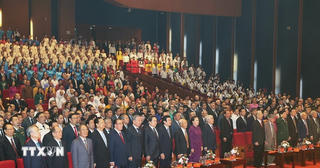 Quang cảnh Lễ kỷ niệm 70 năm Ngày Giải phóng Thủ đô