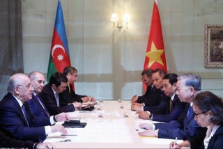 Tổng Bí thư Tô Lâm hội kiến Thủ tướng Azerbaijan Ali Asadov