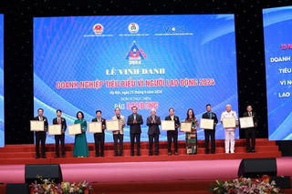 Vinh danh 67 doanh nghiệp tiêu biểu vì người lao động