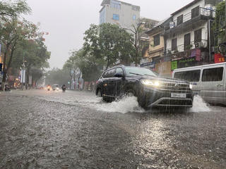 Ngày 22/5: Bắc Bộ có nơi mưa rất to, lượng mưa trên 180 mm