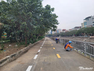 Từ ngày 1/2, Hà Nội thí điểm làn đường dành riêng cho xe đạp