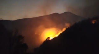 Lào Cai: Cháy lớn tại Vườn Quốc gia Hoàng Liên