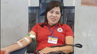 Nữ cán bộ Mặt trận 31 lần hiến máu cứu người