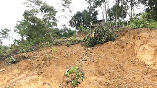 Quảng Nam: Sơ tán 10 hộ dân sau khi phát hiện vết nứt