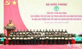 Tổng kết 5 năm Giải thưởng “Tuổi trẻ sáng tạo trong quân đội”