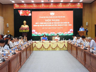 Bắc Ninh: Góp ý, phản biện Dự thảo Báo cáo chính trị trình Đại hội Đảng bộ tỉnh