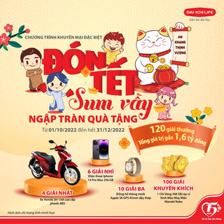 Dai-ichi Life Việt Nam triển khai chương trình khuyến mại 'Đón Tết Sum Vầy, Ngập Tràn Quà Tặng'