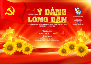 'Ý Đảng lòng dân' - Mừng 95 năm ngày thành lập Đảng Cộng sản Việt Nam và đón Xuân Ất Tỵ