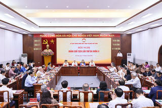 Khai mạc Hội nghị Đoàn Chủ tịch Ủy ban Trung ương Mặt trận Tổ quốc Việt Nam lần thứ ba khóa X