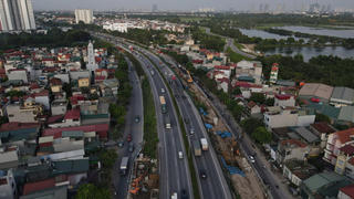 Thiếu mặt bằng thi công dự án đường nối cao tốc Pháp Vân – Cầu Giẽ với vành đai 3 chậm tiến độ