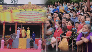 [ẢNH] Dòng người đổ về Lam Kinh xem ‘Hào khí Lam Sơn’