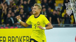 Bán kết lượt đi AFF Cup: Malaysia thắng Thái Lan 1-0