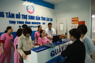 Bệnh viện Sản Nhi Lào Cai được thực hiện kỹ thuật thụ tinh trong ống nghiệm