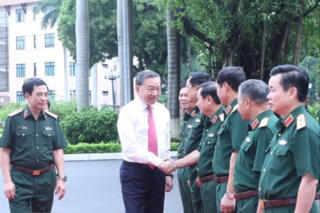 Tổng Bí thư làm việc với Tổng cục Chính trị Quân đội nhân dân Việt Nam