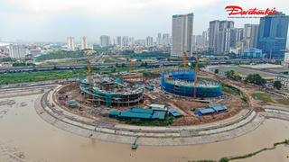 Cận cảnh Dự án Cung Thiếu nhi Hà Nội hơn 1.300 tỷ đồng dần thành hình