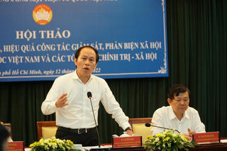 Nâng cao chất lượng, hiệu quả công tác giám sát, phản biện xã hội