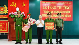 Quảng Bình: Thưởng nóng Ban chuyên án ma túy lớn