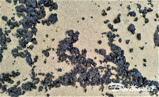 Quảng Nam: Xuất hiện dầu vón trôi dạt vào bờ biển