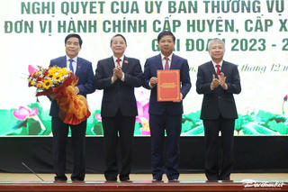 Quảng Nam: Công bố Nghị quyết về sắp xếp đơn vị hành chính cấp xã của Ủy ban Thường vụ Quốc hội