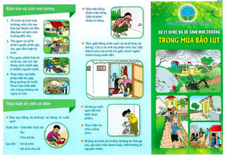 Xử lý nước và vệ sinh môi trường trong mùa bão lụt ra sao?