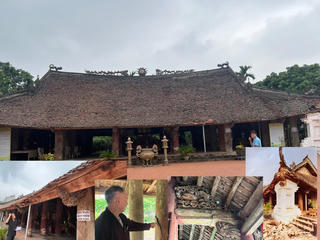 Phú Thọ: Cận cảnh đình Quốc gia 350 tuổi thành 'khu vực nguy hiểm cấm vào'