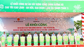 Khởi công cao tốc Cao Lãnh - An Hữu, giai đoạn 1