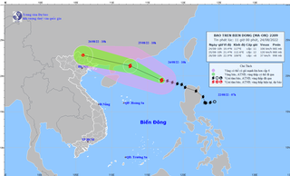 Bão Maon di chuyển nhanh, sức gió có thể mạnh cấp 12, giật cấp 15