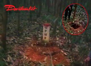 Phát hiện cọc giải phóng mặt bằng tại Quảng Trị bị dịch chuyển