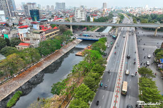 Hiện trạng tuyến đường ở Hà Nội chi 8.500 tỷ đồng để mở rộng giảm ùn tắc