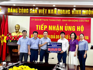 Hải Phòng: Tiếp nhận trên 7 tỷ đồng hỗ trợ người dân bị ảnh hưởng bão lụt