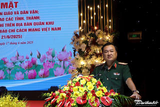 Đảng ủy, Bộ Tư lệnh Quân khu 7 gặp mặt cơ quan thông tấn, báo chí tiêu biểu