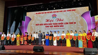 26 đội tranh tài tại Hội thi Hòa giải viên giỏi toàn quốc khu vực miền Bắc