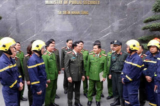 Đội cứu nạn, cứu hộ Bộ Công an lên đường thực hiện nhiệm vụ tại Myanmar