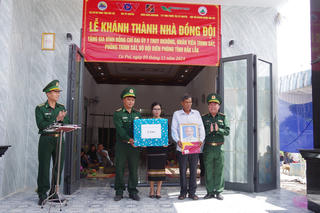 Khánh thành 'Nhà đồng đội' tặng quân nhân có hoàn cảnh khó khăn