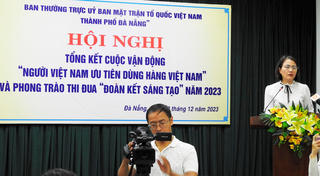 Hoạt động của Mặt trận gắn liền với cuộc vận động 'Người Việt Nam ưu tiên dùng hàng Việt Nam'