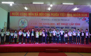 Cuộc thi nghiên cứu khoa học kỹ thuật dành cho học sinh trung học góp phần đổi mới căn bản ngành Giáo dục tỉnh Gia Lai