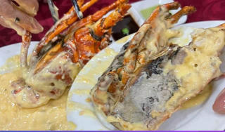 Xôn xao nhà hàng lớn ở TP Hà Tĩnh bán tôm hùm chết cho khách