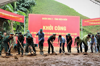 Điện Biên: Khởi công xây dựng, sửa chữa hơn 300 căn nhà cho người dân bị thiệt hại do lũ quét