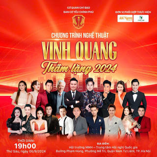 Chương trình “Vinh quang thầm lặng 2024”: Quy tụ nhiều nghệ sĩ nổi tiếng