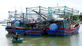 Tàu cá nằm bờ vì giá xăng dầu tăng